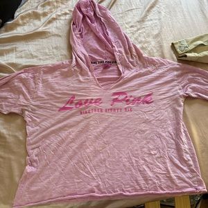 pink pullover
